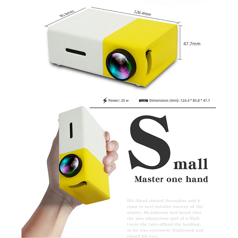 Proiector LED cu acest produs nu mai ai nevoie de TV ♥️